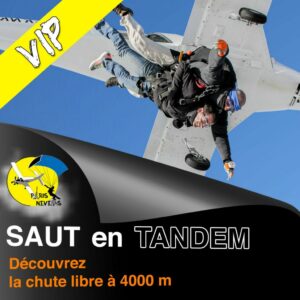 Saut en parachute Tandem VIP